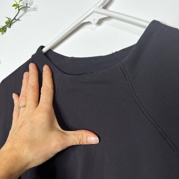 Lululemon Hill & Valley Black Mock Neck Long Sleeve  Pullover - Picture 8 of 14